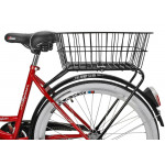Košík na zadný nosič bicykla Veľký, Čierny